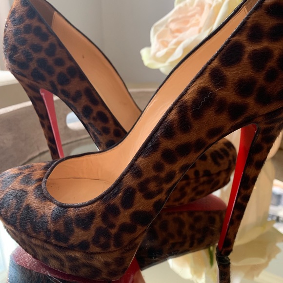 christian louboutin Bianca  pumps leopard 38.5 - Picture 5 of 6